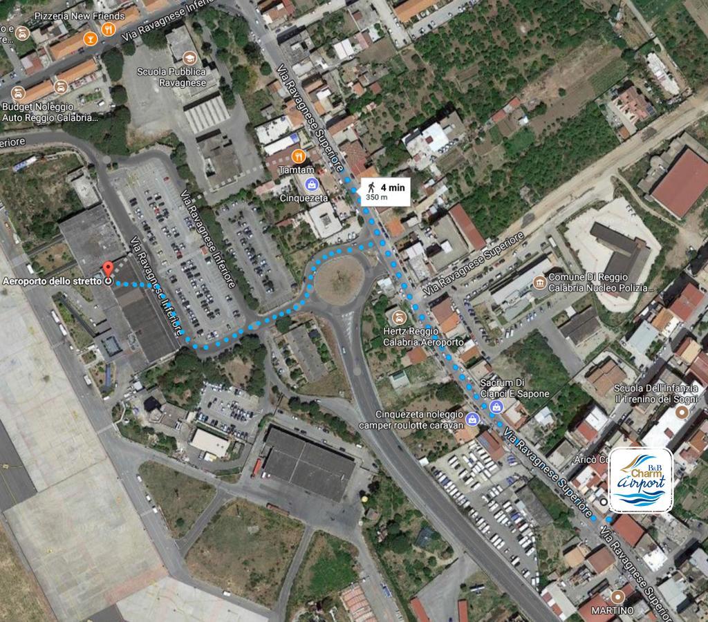 Charm Airport Bed & Breakfast Reggio di Calabria Exterior foto